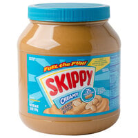 Skippy Creamy Peanut Butter 4 lb. Jar - 6/Case