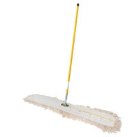 48 inch x 5 inch All-In One Cotton Dust Mop with 60 inch Handle