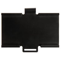Tablecraft 40001 3 1/2" x 3" Black Metal Hanging Card Holder