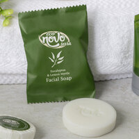 Eco Novo Terra 0.705 oz. Wrapped Glycerin Hotel and Motel Facial Soap Bar - 400/Case