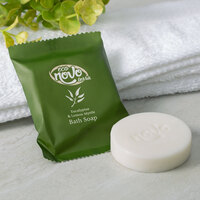 Eco Novo Terra 1.41 oz. Wrapped Glycerin Hotel and Motel Bath Soap Bar - 300/Case