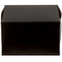 Enjay B-BLK-885 8 inch x 8 inch x 5 inch Black Cake / Bakery Box - 10/Pack