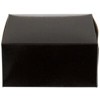 Enjay B-BLK-10105 10" x 10" x 5" Black Cake / Bakery Box - 10/Pack