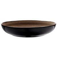 Oneida Rustic by 1880 Hospitality L6753059754 9" Chestnut Porcelain Round Deep Coupe Plate / Bowl - 12/Case