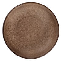 Oneida L6753059754 Rustic 9 inch Chestnut Porcelain Round Deep Coupe Plate / Bowl - 12/Case