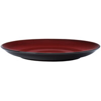 Oneida L6753074119 Rustic 6 1/2 inch Crimson Porcelain Round Coupe Plate - 24/Case