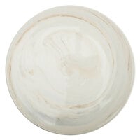 Luzerne Marble by Oneida 1880 Hospitality L6200000133 8 1/4" Porcelain Plate with Raised Rim - 24/Case