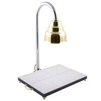 Bon Chef 9694 Single Lamp 24" x 18" Carving Station with Brass Lamp Shade