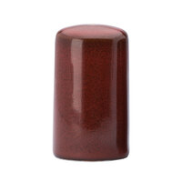 Oneida L6753074910 Rustic 1 1/2 inch Crimson Porcelain Salt Shaker - 72/Case