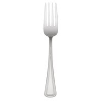 Oneida 2544FRSF Needlepoint 7 1/4 inch 18/8 Stainless Steel Extra Heavy Weight Dinner Fork - 36/Box
