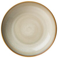 Oneida L6753066754 Rustic 9 inch Sama Porcelain Round Deep Coupe Plate / Bowl - 12/Case