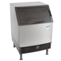 Manitowoc UYF0240W NEO 26" Water Cooled Undercounter Half Dice Cube Ice Machine with 90 lb. Bin - 115V, 207 lb.