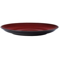 Oneida L6753074123 Rustic 7 inch Crimson Porcelain Round Coupe Plate - 36/Case