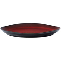 Oneida L6753074123P Rustic 7 inch Crimson Porcelain Plate - 36/Case