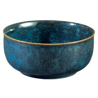 Oneida F1468994701 Studio Pottery Blue Moss 15.25 oz. Porcelain Cereal Bowl - 24/Case