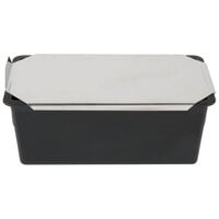 Matfer Bourgeat 345833 Exoglass 3/4 LB Non-Stick Pullman Bread Loaf Pan with Lid - 7 1/4 inch x 3 inch x 3 1/4 inch