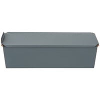 Matfer Bourgeat 341642 Exopan Steel Non-Stick Long Pullman Bread Loaf Pan with Lid - 15 3/4 inch x 4 3/4 inch x 4 3/4 inch