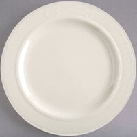 Homer Laughlin by Steelite International HL6071000 9 inch Ivory (American White) China Plate - 24/Case