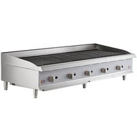 Cooking Performance Group CBL60-NG(CPG) 60 inch Gas Lava Briquette Charbroiler - 200,000 BTU