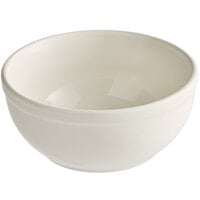 Acopa 13 oz. Ivory (American White) Rolled Edge Stoneware Nappie Bowl - 36/Case