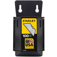Stanley 11921A Wall Mount Utility Knife Blade Dispenser - 100/Pack