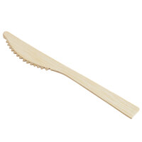 Bamboo by EcoChoice 6 1/2 inch Compostable Bamboo Knife - 25/Case