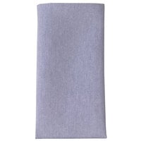 Snap Drape 54241822NH002 Solid Blue Chambray Cloth Napkins, 18 inch x 22 inch - 12/Pack