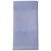Snap Drape 54361822NH763 Blue Transition Striped Cloth Napkins, 18 inch x 22 inch - 12/Pack