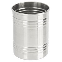 American Metalcraft SCS3 12 oz. Three Ring Silver Stainless Steel Soup Can