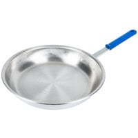 Vollrath E4014 Wear-Ever 14 inch Aluminum Fry Pan with Rivetless Interior and Blue Cool Handle