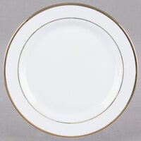 CAC GRY-6 Golden Royal 6" Bright White Round Porcelain Plate - 36/Case