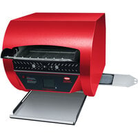 Hatco TQ3-2000 Toast Qwik Red Conveyor Toaster with 2 inch Opening and Digital Controls - 240V, 4020W