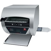 Hatco TQ3-2000H Toast Qwik Stainless Steel Conveyor Toaster with 3 inch Opening and Digital Controls - 208V, 4020W