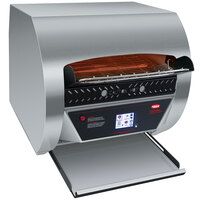 Hatco TQ3-2000H Toast Qwik Stainless Steel Conveyor Toaster with 3 inch Opening and Digital Controls - 240V, 4020W