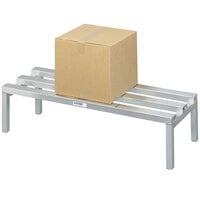 Channel ADR2036 36" x 20" x 12" Heavy-Duty Channel Style Aluminum Dunnage Rack - 2200 lb. Capacity