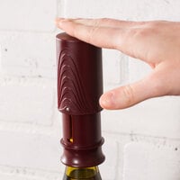 Franmara 7818-03 Burgundy Wine Saver Vacuum Pump Bottle Stopper