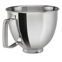 KitchenAid KSM35SSFP 3.5 Qt. Polished Stainless Steel Mixing Bowl with Handle
