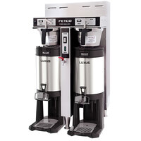 Fetco CBS-52H-20 C53036 Stainless Steel Twin Automatic Coffee Brewer - 120/208-240V