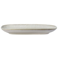 Oneida L6800000348 Knit 10 1/2 inch Porcelain Rectangular Plate - 24/Case