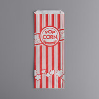 Carnival King 4 3/4 inch x 1 inch x 12 inch 2 oz. Popcorn Bag - 2000/Case
