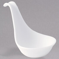 Oneida L6050000942 Zen 0.63 oz. Warm White Porcelain Tapas Spoon - 72/Case