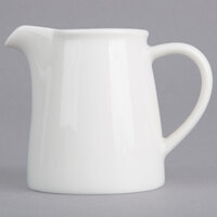 Oneida L6050000802 Zen 4 oz. Warm White Porcelain Creamer - 48/Case