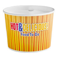 Choice 64 oz. Hot Food Bucket with Lid - 35/Pack