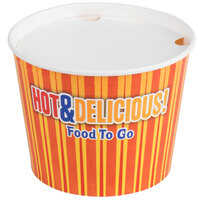 Choice 64 oz. Hot Food Bucket with Lid - 35/Pack