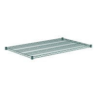 Regency 30" x 48" Green Epoxy Wire Shelf