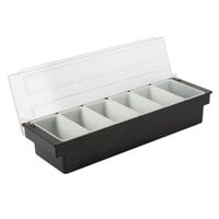 Choice 6-Compartment Condiment Bar