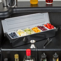 Choice 6-Compartment Condiment Bar