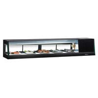 Turbo Air SAS-70R-N 70 inch Straight Glass Refrigerated Sushi Case - Right Side Compressor