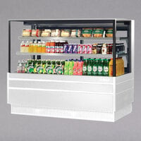 Turbo Air TCGB-36UF-W-N 36" White Flat Glass Refrigerated Bakery Display Case