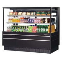 Turbo Air TCGB-72UF-B-N 72" Black Flat Glass Refrigerated Bakery Display Case